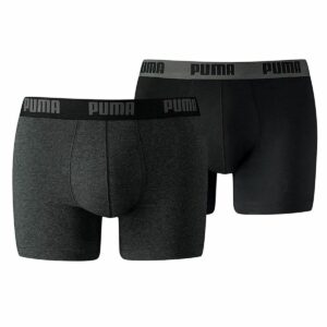 Pacco di Slip da Uomo Puma Basic Grigio Boxer 2 Pezzi