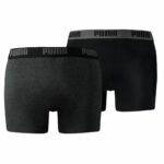 Pacco di Slip da Uomo Puma Basic Grigio Boxer 2 Pezzi