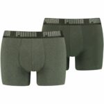 Boxer da Uomo Puma Basic 2 Pezzi Verde scuro
