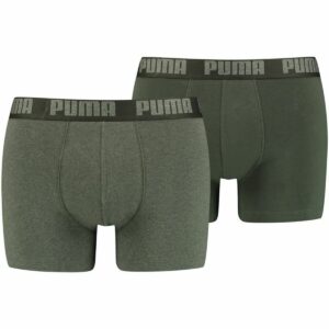 Boxer da Uomo Puma Basic 2 Pezzi Verde scuro