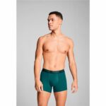 Boxer da Uomo Puma Everyday Basic Nero Verde Oliva 2 Pezzi