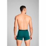 Boxer da Uomo Puma Everyday Basic Nero Verde Oliva 2 Pezzi