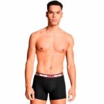 Boxer da Uomo Puma Nero Rosso