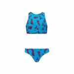 Bikini Per Bambine Puma Printed Set Indaco