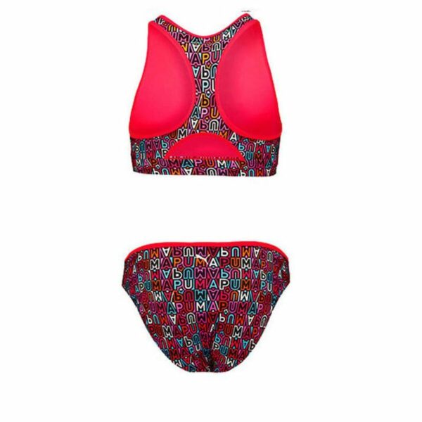 Bikini Per Bambine Puma Printed Set Rosso
