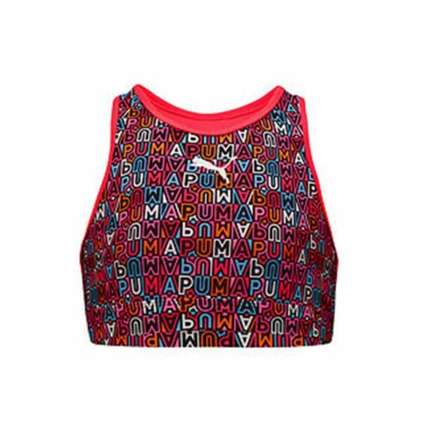 Bikini Per Bambine Puma Printed Set Rosso