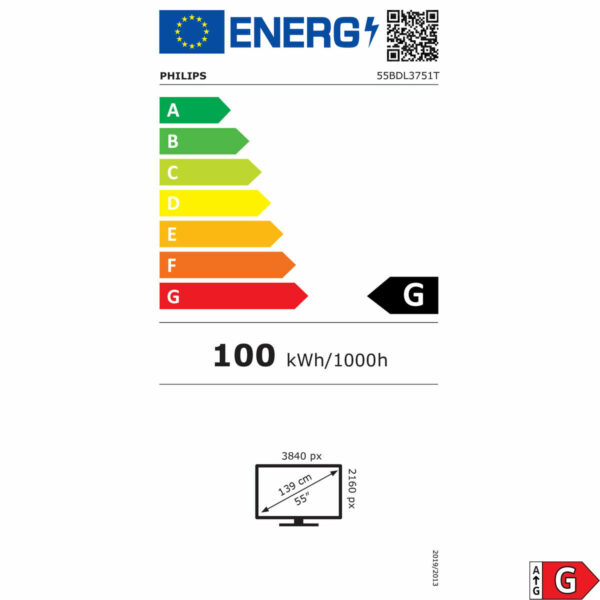 Tappetino Antiscivolo Philips 55BDL3751T/00 Nero