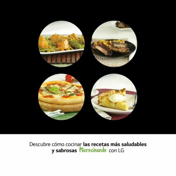 Forno a Microonde LG MJ3965ACS   39L Nero 1350 W 39 L