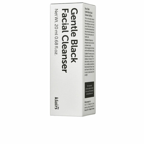 Gel Detergente Viso Dear Klairs GENTLE BLACK 20 ml