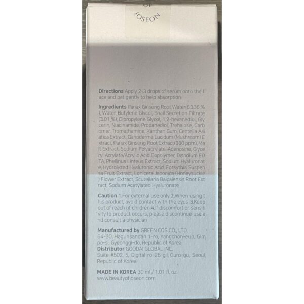 Siero Riparatore Beauty of Joseon REVIVE 30 ml
