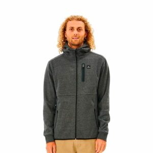 Giacca Rip Curl Anti Series Departed Zip Thr Grigio scuro