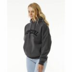 Felpa con Cappuccio Donna Rip Curl Varsity Nero