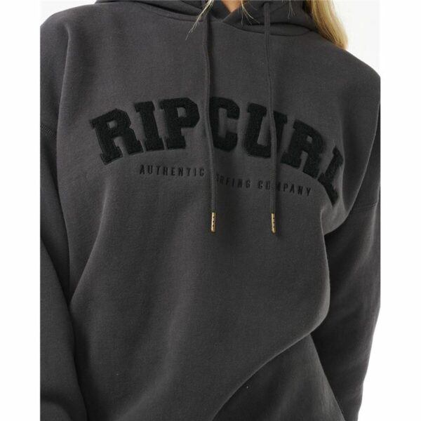 Felpa con Cappuccio Donna Rip Curl Varsity Nero
