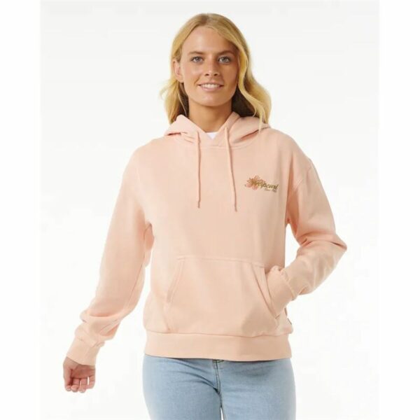 Felpa con Cappuccio Donna Rip Curl Wild Bloom Giallo