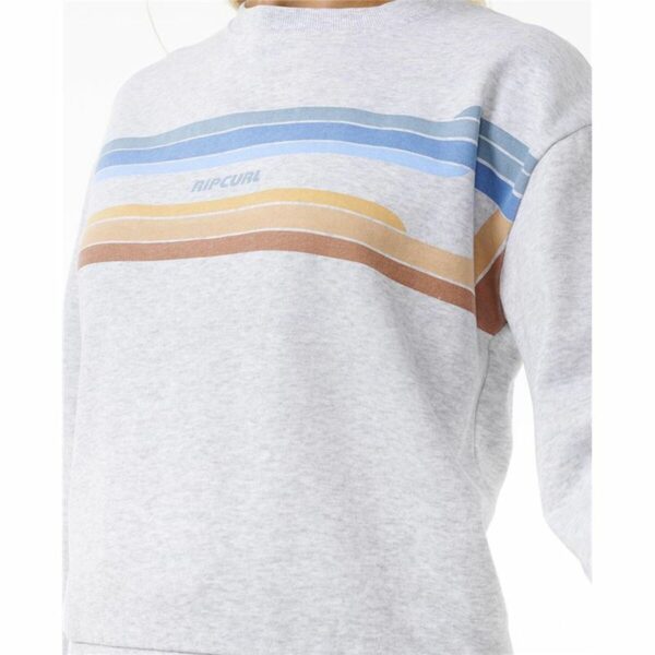 Felpa senza Cappuccio Donna Rip Curl High Tide Surf Crew Grigio