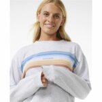 Felpa senza Cappuccio Donna Rip Curl High Tide Surf Crew Grigio