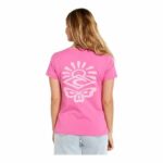 Maglia a Maniche Corte Donna Rip Curl Re-Entry Crew Tee Rosa Fucsia