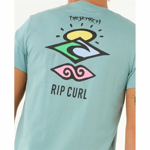 Maglia a Maniche Corte Uomo Rip Curl Search Icon Tee Azzurro