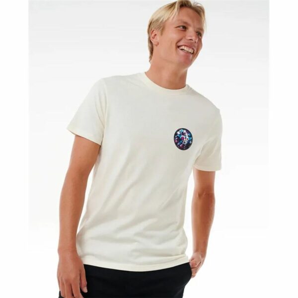Maglia a Maniche Corte Uomo Rip Curl Passage Tee Bianco