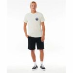 Maglia a Maniche Corte Uomo Rip Curl Passage Tee Bianco