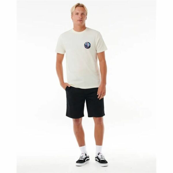 Maglia a Maniche Corte Uomo Rip Curl Passage Tee Bianco
