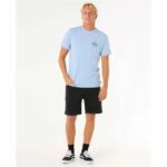 Maglia a Maniche Corte Uomo Rip Curl Staple Tee Azzurro