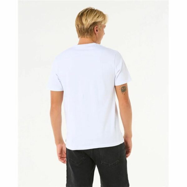 Maglia a Maniche Corte Uomo Rip Curl Surf Paradise Bianco