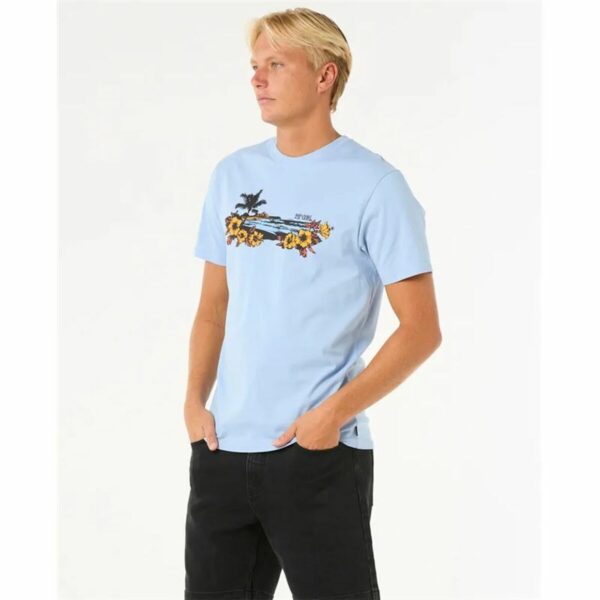 Maglia a Maniche Corte Uomo Rip Curl Surf Paradise Azzurro