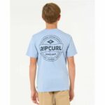 Maglia a Maniche Corte per Bambini Rip Curl Rip Curl Staple Tee Azzurro