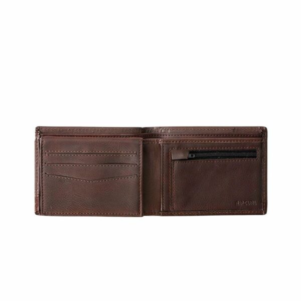 Portafogli Uomo Rip Curl Ridge Pu All Day Marrone scuro