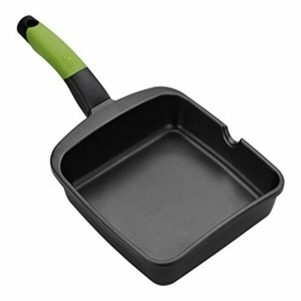 Piastra per Arrostire BRA A121459 Nero Metallo Alluminio Ø 28 cm