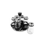 Portaspezie in Acciaio Inossidabile Quttin 17,8 X 17,8 X 16,3 CM (6 Pezzi) (8 Unità)
