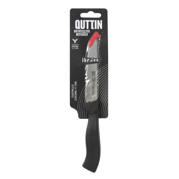 Coltello da Cucina Quttin Kasual Nero Argentato 22 x 2 x 1,5 cm Multiuso (48 Unità)