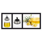 Oliera Quttin Trasparente Argentato Vetro 200 ml 6,5 x 6,5 x 12,5 cm (12 Unità)