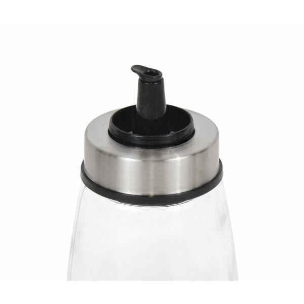 Oliera Quttin Trasparente Argentato Vetro 200 ml 6,5 x 6,5 x 12,5 cm (12 Unità)