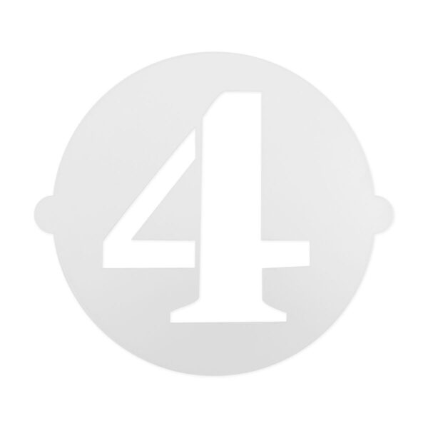 Modello per torta Algon Numeri 4 36 Unità