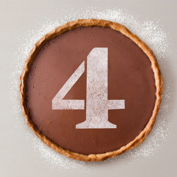 Modello per torta Algon Numeri 4 36 Unità