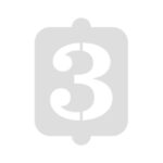 Modello per torta Algon Numeri 3 36 Unità