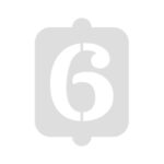 Modello per torta Algon Numeri 6 36 Unità