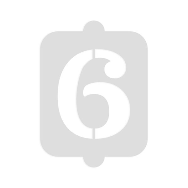 Modello per torta Algon Numeri 6 36 Unità