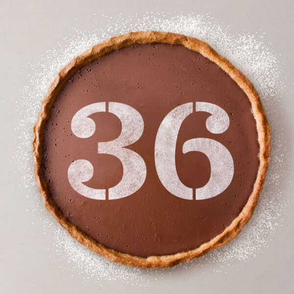 Modello per torta Algon Numeri 6 36 Unità