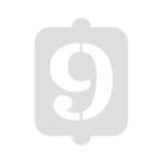 Modello per torta Algon Numeri 9 36 Unità