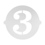 Modello per torta Algon Numeri 3 36 Unità