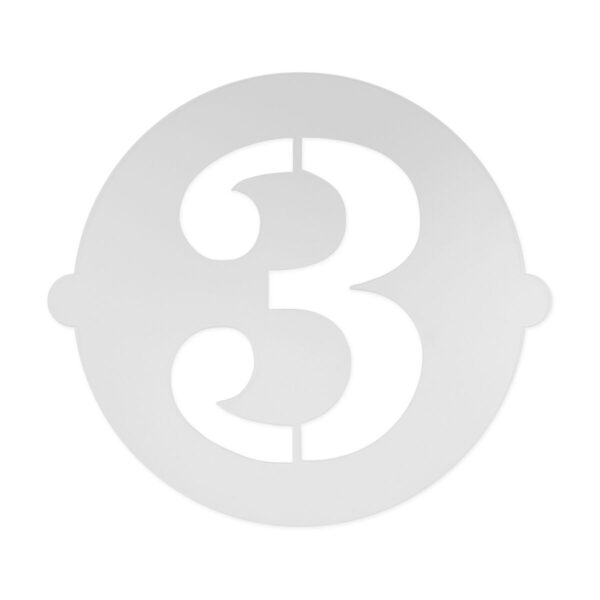 Modello per torta Algon Numeri 3 36 Unità