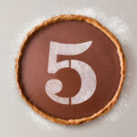 Modello per torta Algon Numeri 5 36 Unità