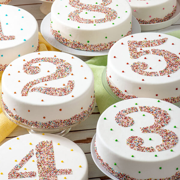 Modello per torta Algon Numeri 6 36 Unità