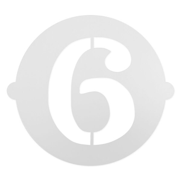 Modello per torta Algon Numeri 6 36 Unità