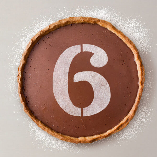 Modello per torta Algon Numeri 6 36 Unità