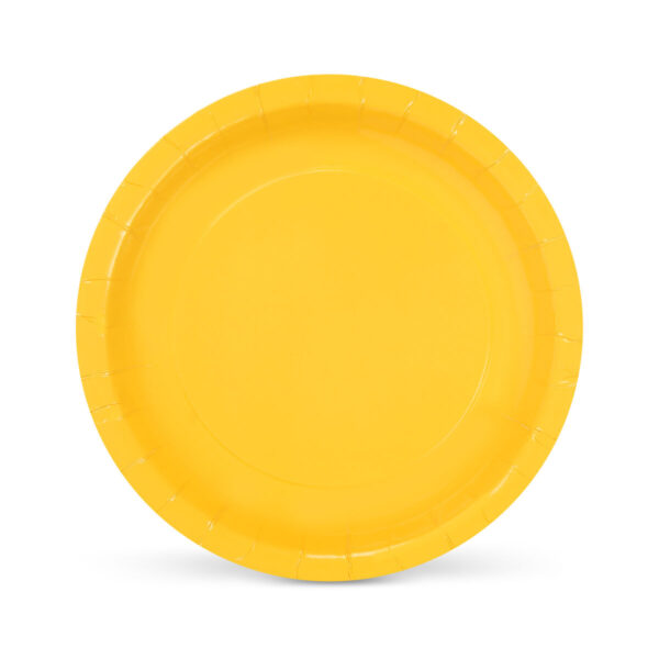 Set di piatti Algon Giallo 20 cm 10 Pezzi (24 Unità)