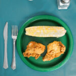 Set di piatti Algon Verde 20 cm 10 Pezzi (24 Unità)